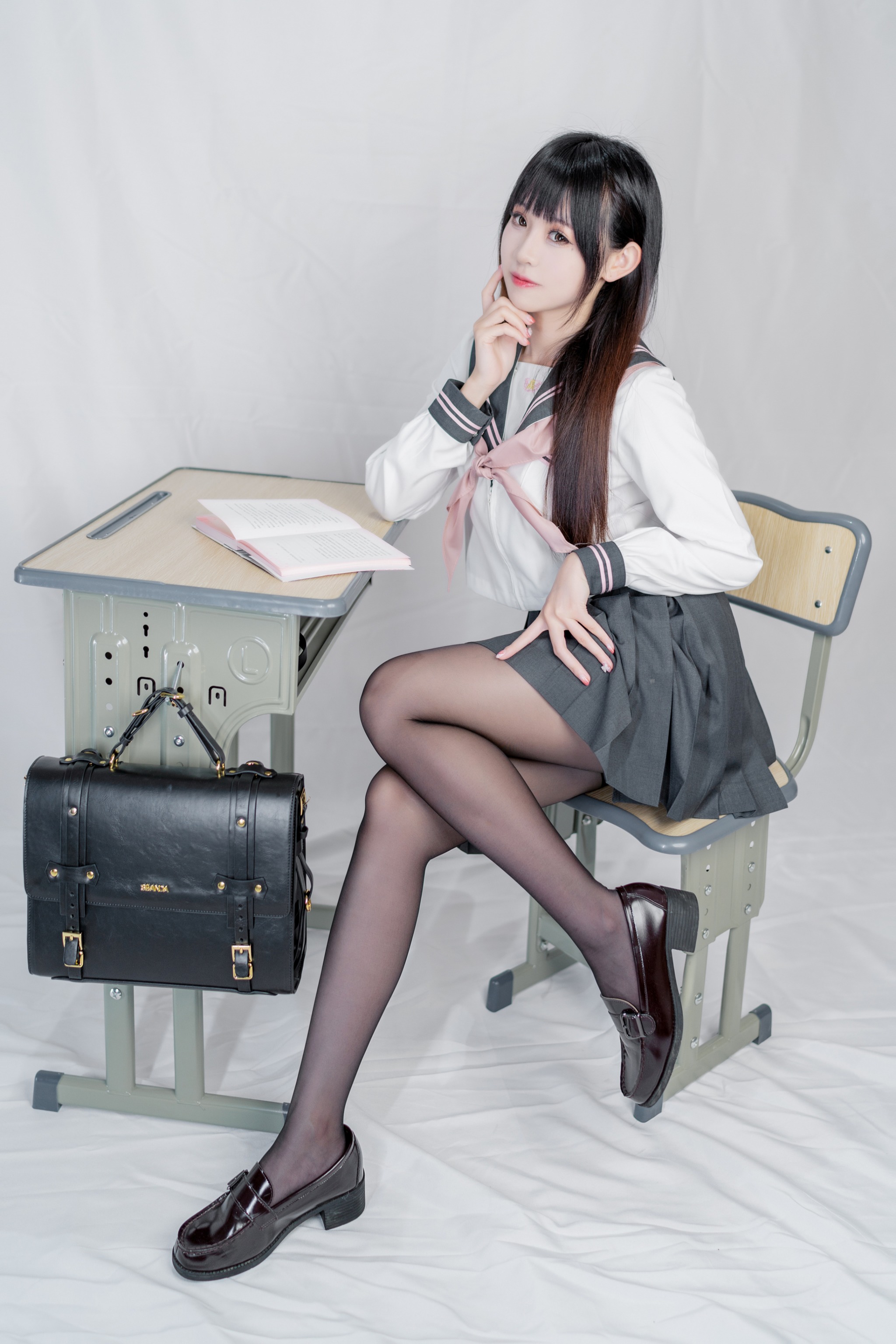 图片[1]-miko酱ww – NO.008 放学后 [26P]-XikXak